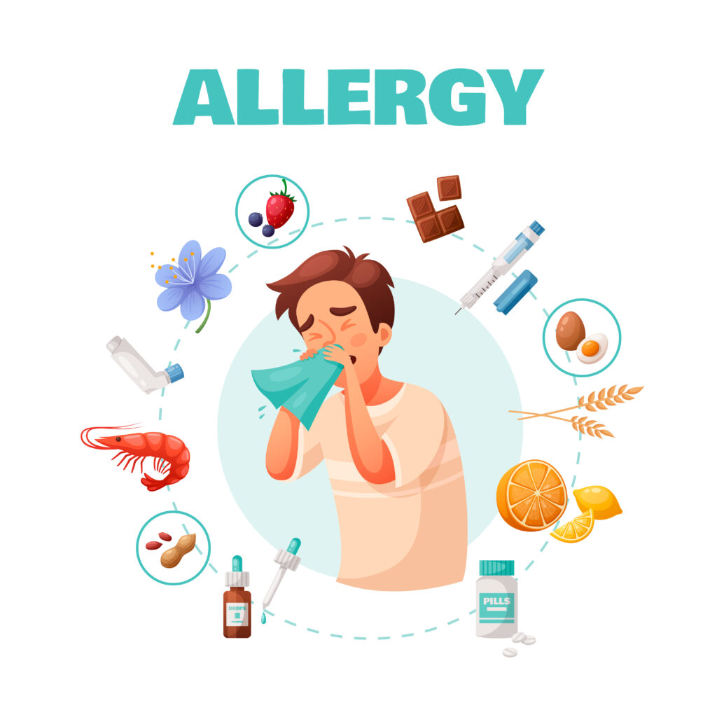 एलर्जी और उपचार 
